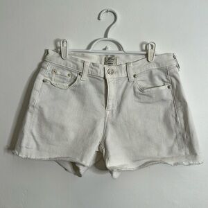 J Crew White Denim Shorts